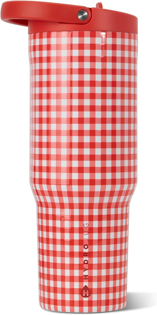 HydroJug Sport 40 oz Insulated Stainless Steel Water Bottle, Summer Picnic