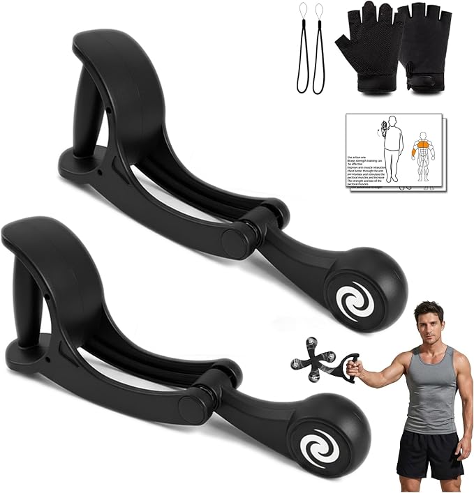 Cordless Battle Rope, Ropeless Battle Ropes for Home Gym, No Anchor Required, Quiet Tangle-Free Rotational Design for HIIT & Strength Training, Includes Workout Gloves for Men & Women