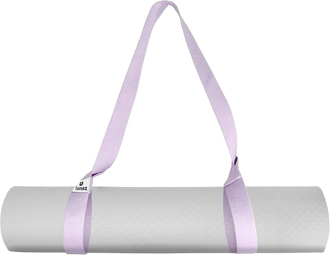 Yoga Mat Strap Adjustable Carrier for All Yoga Mats, 2 Sizes | Extra Thick Cotton Blend |16+ colors are available | Fits Most Yoga Mats | Soft Woven Texture | Comfortable Shoulder Carry
