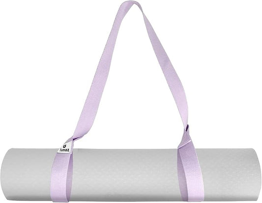 Yoga Mat Strap Adjustable Carrier for All Yoga Mats, 2 Sizes | Extra Thick Cotton Blend |16+ colors are available | Fits Most Yoga Mats | Soft Woven Texture | Comfortable Shoulder Carry