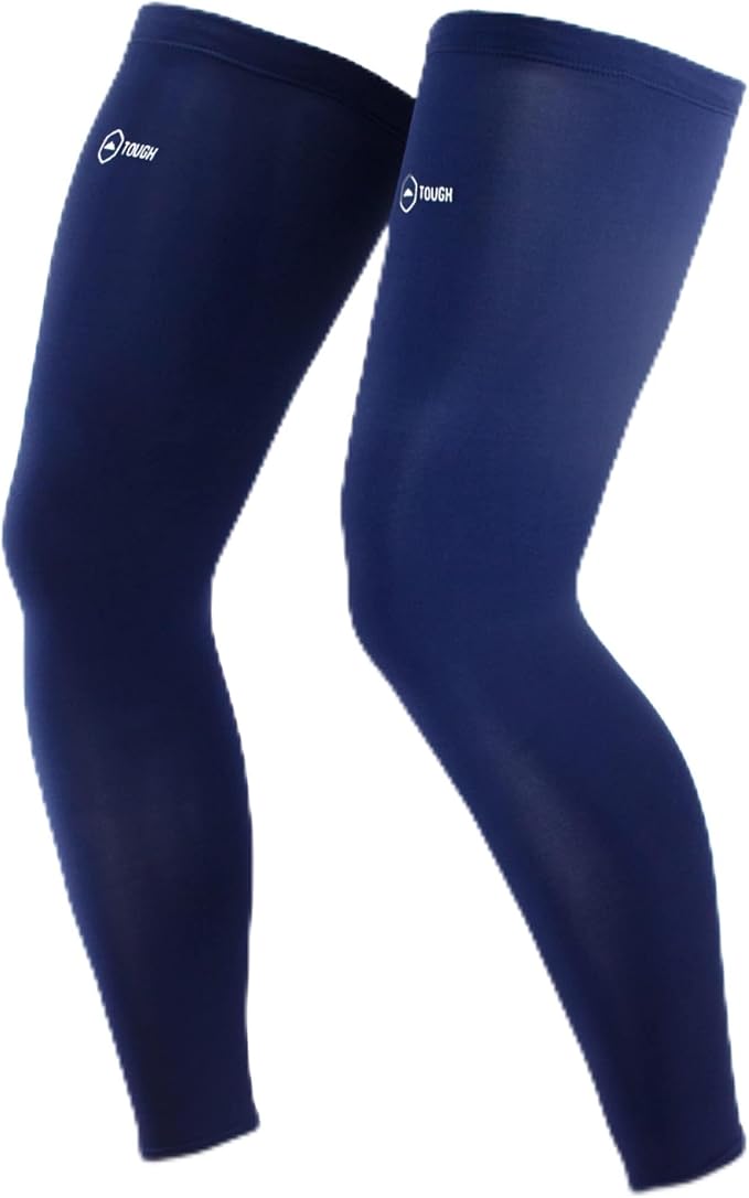 Tough Outdoors Leg Compression Sleeve - Leg Sleeves for Men & Women - Compression Calf Sleeves - Basketball Football Cycling