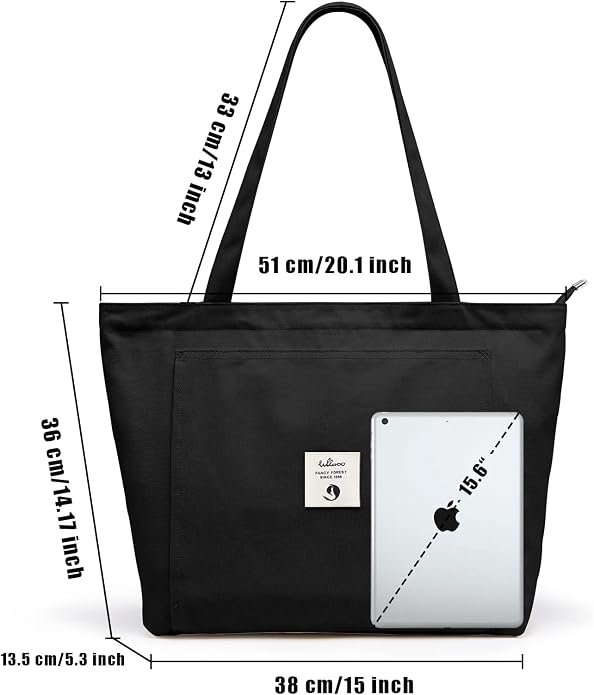 WLLWOO Yoga Mat Carrier Bag for Women Canvas Carryall Tote Gym Pilates | Large Holder Zipper Shoulder for Beach Travel Workout Fitness Office