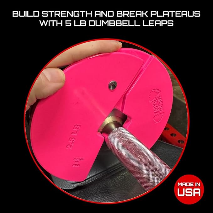 Micro Gainz 2.5LB Dumbbell Fractional Weight Plates, 4-Piece