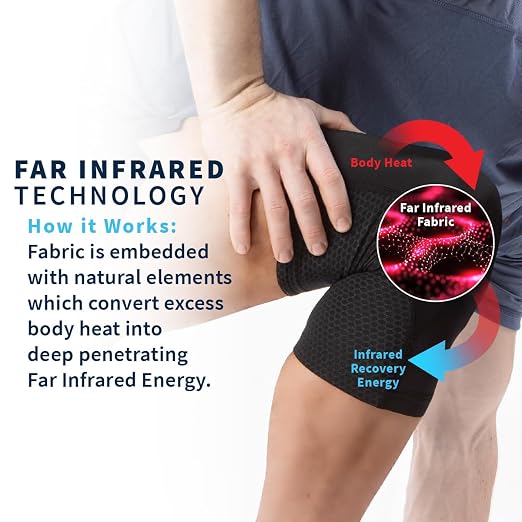 Copper Fit PRO Recovery Knee Compression Sleeve | Knee compression sleeve for arthritis support, knee pain relief, joint stability, and recovery support.