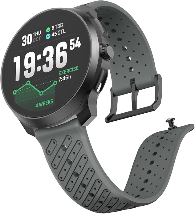 Watch Band for Suunto Race 2/Vertical 2/Run/S/9 Peak/Pro/5 Peak | Soft Silicone 22mm Replacement Bands for Vertical/Race/9 Peak Pro