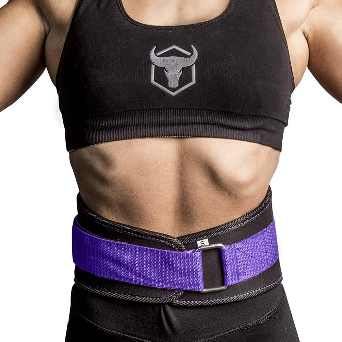 Women Weight Lifting Belt - High Performance Neoprene Back Support - Light Weight & Heavy Duty Core Support For WeightLifting and Fitness