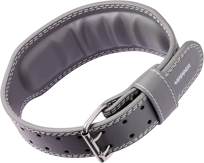 Weight Lifting Belt - Double Prong 4” to 2.5” Tapered Premium Lifting Belt for Men and Women - Ultimate Back Support For Weightlifting and Powerlifting | Premium Fitness Gear