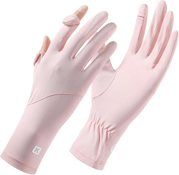 Women Driving Gloves, UV Protection Sun Gloves, Touchscreen Full Finger | UPF 50+ fabric blocks 99% UV rays, protecting hands during driving, cycling, fishing, hiking and outdoor activities