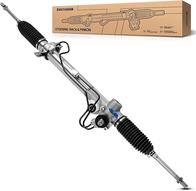 Torchbeam Hydraulic Power Steering Rack and Pinion Replacement for Toyota 1998 1999 2000 2001 2002 2003 2004 Tacoma 2.4L 3.4L, RWD Only Replace# 971611