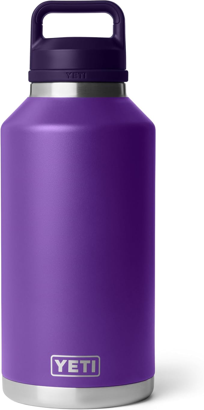 YETI Rambler 64 oz Bottle, Vacuum Insulated, Leakproof, Stainless Steel with Chug Cap, Pace Purple