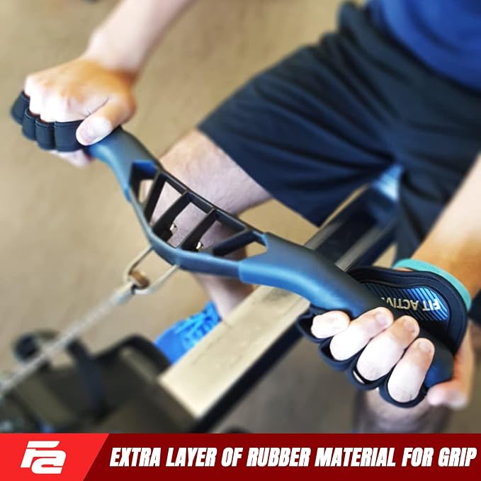 Workout Gloves for Gym - Durable Gym Grips, & Grip Pads - Rubber Padding to Avoid Calluses - Suits Men & Women