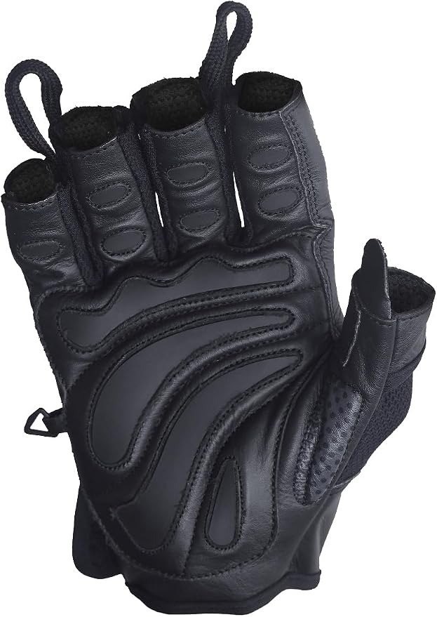 Elite Leather Gym Gloves – Grip & Comfort Design for Weightlifting, Powerlifting, Bodybuilding & Strength Training Workouts for Men & Women