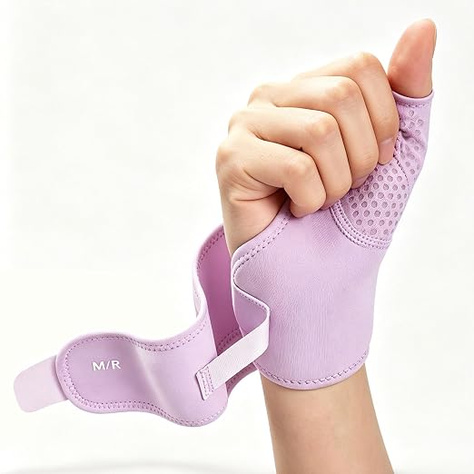 Wrist Brace with Soft-Touch Fabric, Left, S | Compression Wrist Support for Daily Wear, Typing & Work, Adjustable Wrist Wrap for Mild Carpal Tunnel, Tendonitis