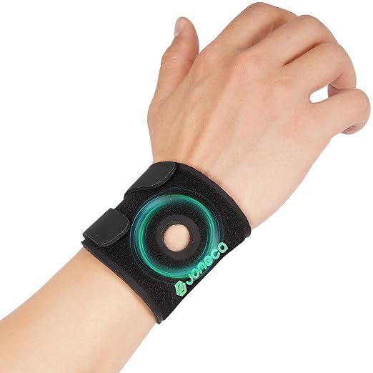 TFCC Wrist Brace for TFCC Tear for Right and Left Hands Built-in O-Shaped Pad Wrist Support for Ulnar Sided Pain, Weak Grip, Workouts & Recovery (Single)