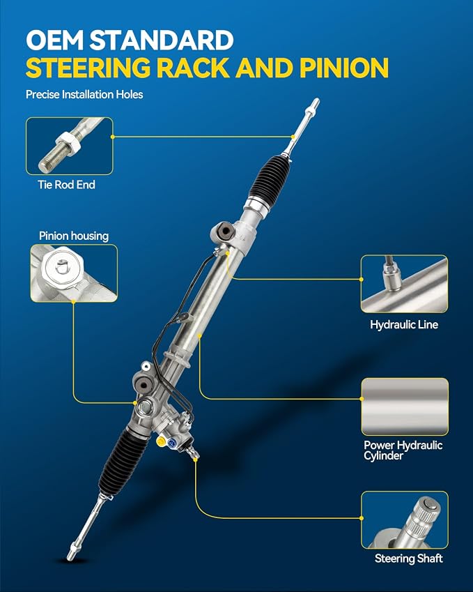 PHILTOP Steering Rack and Pinion for ML350, GL450, ML500, GL550, ML320 | GL320, ML550, GL350, ML63 AMG, ML450 Replace No.1644600005, 264022, 1644600100, 1644600125, 1644600500