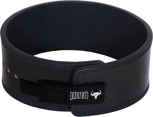 IBRO Powerlifting Lever Gym Belt – Power 8MM, 10MM or 13MM Extreme Heavy Duty Genuine Leather Belts - Squats Deadlifts Bodybuilding Weight Lifting IPF Power Lifting Strongman for Men