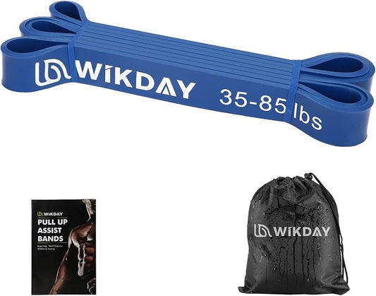 WIKDAY Resistance Bands for Working Out, Exercise Bands, Workout Bands, Pull Up Assistance Bands for Body Stretching Training Physical Therapy Muscle Training for Men & Women
