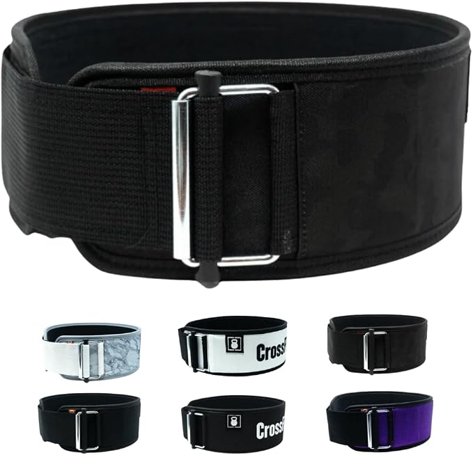 2POOD 4" Weightlifting Belt | CrossFit® Weightlifting Belt | 4-inch Wide and Built for Support, Flexibility, and The Ability to Cross Train Easily