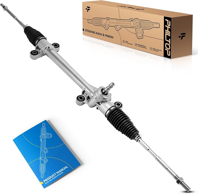 PHILTOP Power Steering Rack and Pinion for Corolla, Matrix, Vibe | 2009-2013 Corolla, 2009-2013 Matrix FWD, 2009-2010 Vibe FWD No.1G2696, 4551002170, 4551002150, 19184329