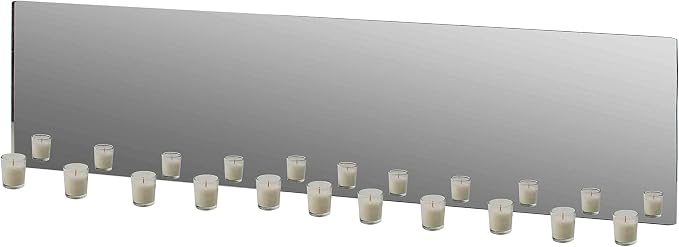 Marketing Holders Acrylic Mirror Sheet 12" x 36" Reflective Frameless Lucite Tile Lightweight Portable Display with Rounded Corners Hanging Hardware Not Included Nurseries and Daycares