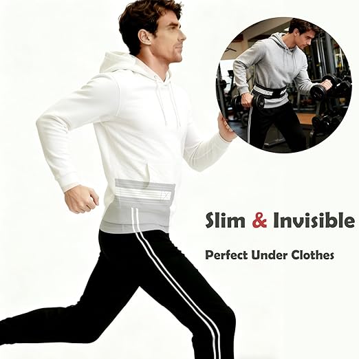 Back Brace Lumbar Support Belt for Women Men, Slim, Discreet and Adjustable | Supports&Protects Lower Back/Lumbar/Pelvis/Spine, Eases Sciatica Pain in Lower Back/Pelvis/Hip/Leg, Good for Work Excercise
