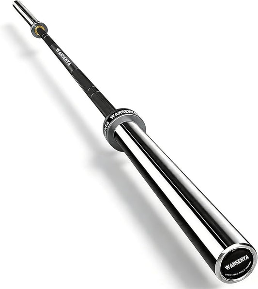 7FT Olympic Barbell 45lb,28MM 2 Inch Olympic Bar for No. 45 Steel,Olympic Weight Bars for Lifting,CrossFit,Bench Press,Deadlift,Squats,Strength Training bars