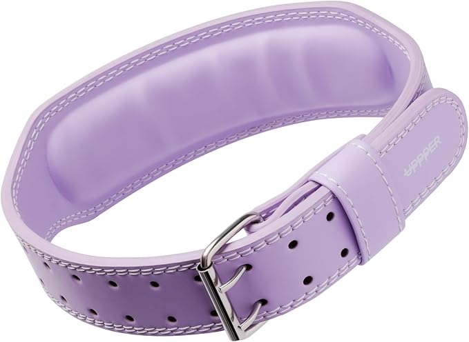 Weight Lifting Belt - Double Prong 4” to 2.5” Tapered Premium Lifting Belt for Men and Women - Ultimate Back Support For Weightlifting and Powerlifting | Premium Fitness Gear