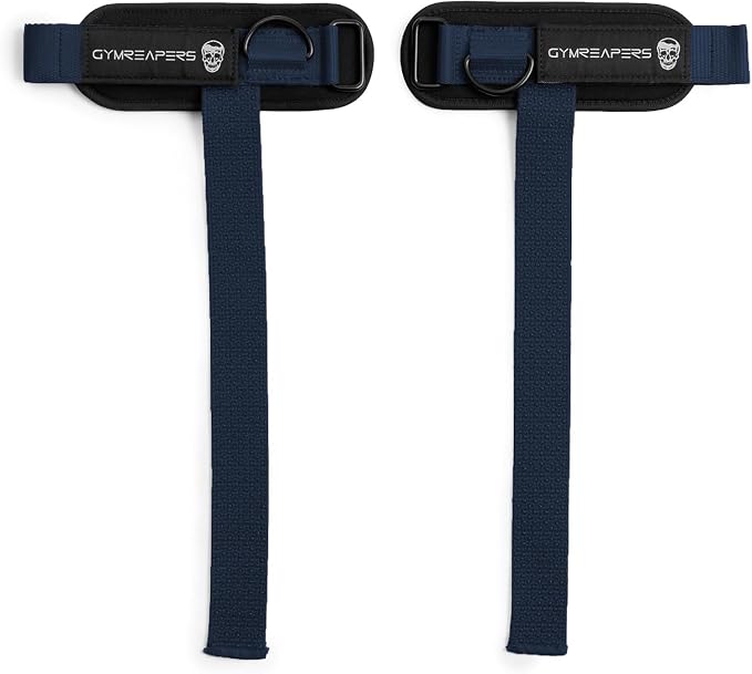 Gymreapers GripLink Lifting Straps – Heavy Duty D-Ring Weight Lifting Wrist Straps with Anti-Slip Silicone Grip Beads, Adjustable Support for Deadlifts, Powerlifting, Cable Machines & Gym Training