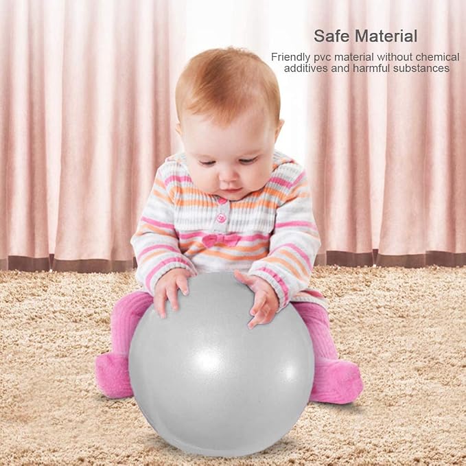 AOAVE 2 Pack Pilates Balls, Mini Yoga Exercise Balls, 9 Inch Small Activity Ball for Pilates, Yoga, Core Training and Physical Therapy, Improves Balance