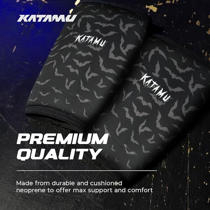 Batman 7mm Neoprene Knee Sleeves for Weightlifting — Premium | Compression Support for Men and Women, Powerlifting, Squats and Strength Training, IPL Pair