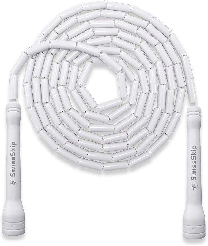 Swissskip Beaded Jump Rope Swissskip by Dayan Kolev; Unique Beaded Rope for Mastering Jump Rope Skills and Tricks