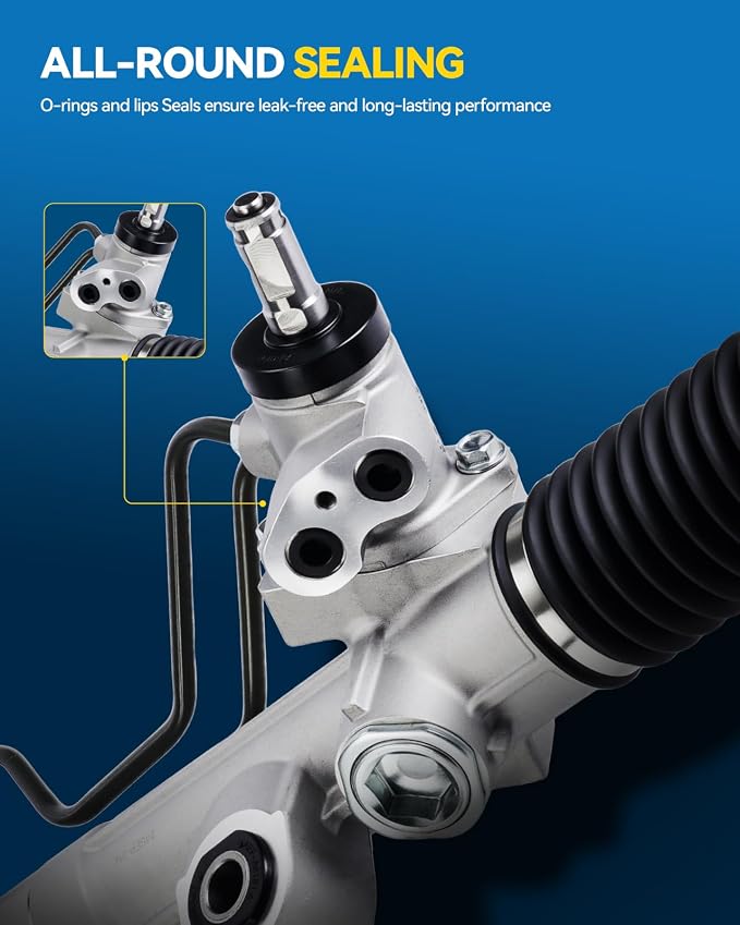 PHILTOP Steering Rack and Pinion for Colorado, Canyon, i-290, i-280, i-350 | 2006-2012 Colorado/Canyon, 2006 i-280/i-350, 2007 i-290, 2007-2008 i-370 4WD Replace No.25912269, 15921545, 971041
