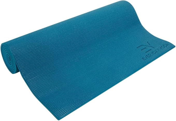Everyday Yoga Deluxe Mat, Spacious 72"x24" Non-Slip Yoga Mat for Comfortable Home Workouts, 3-5mm Extra Thick
