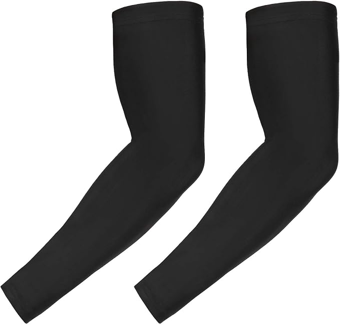 HDE Arm Compression Sleeves for Kids Basketball Shooting Sleeve Youth Sports Cooling Sun Protection Football Baseball 1 Pair