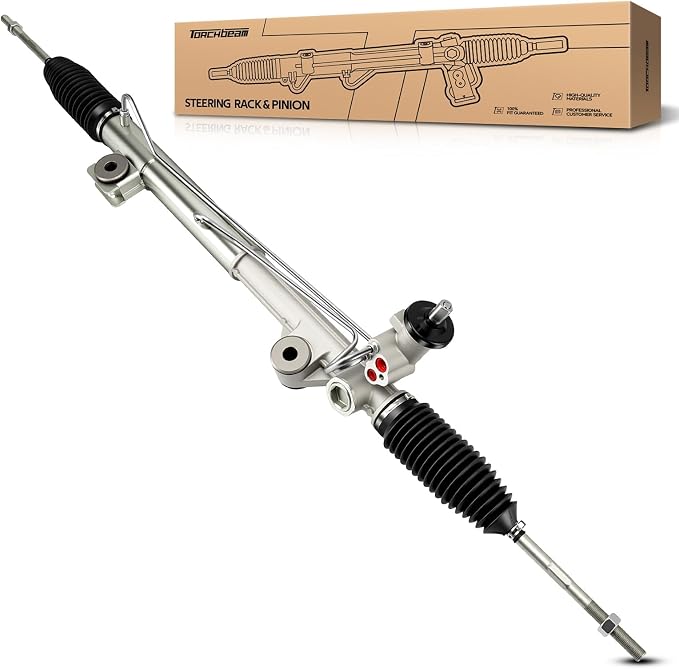 Torchbeam Power Steering Rack & Pinion Assembly Fit for 2004-2008 F-150 4WD, 2006-2008 Mark LT 4WD, Hydraulic System Steering, Replaces OEM 22-279