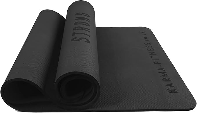 Large Exercise Mat – Extra Thick 10mm Workout Mat (72"x32") – Non-Slip TPE Yoga Mat for Women & Men – Pilates, HIIT, Fitness & Home Gym Mat – Includes Free Carry Bag