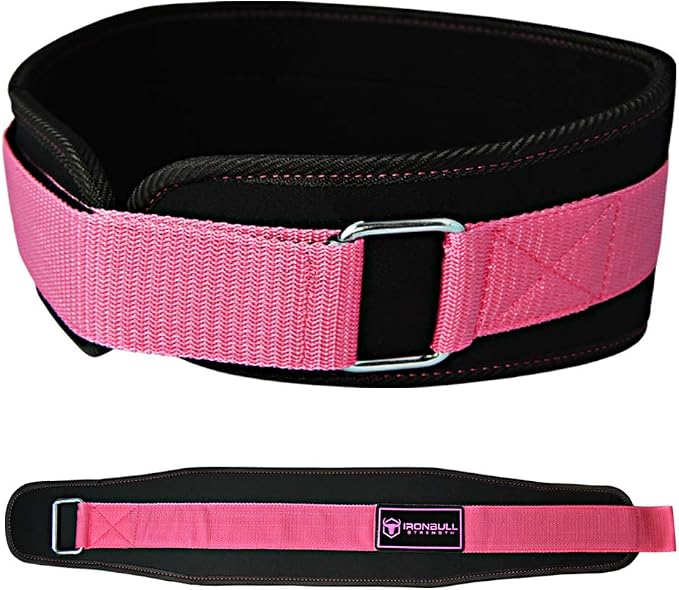 Women Weight Lifting Belt - High Performance Neoprene Back Support - Light Weight & Heavy Duty Core Support For WeightLifting and Fitness