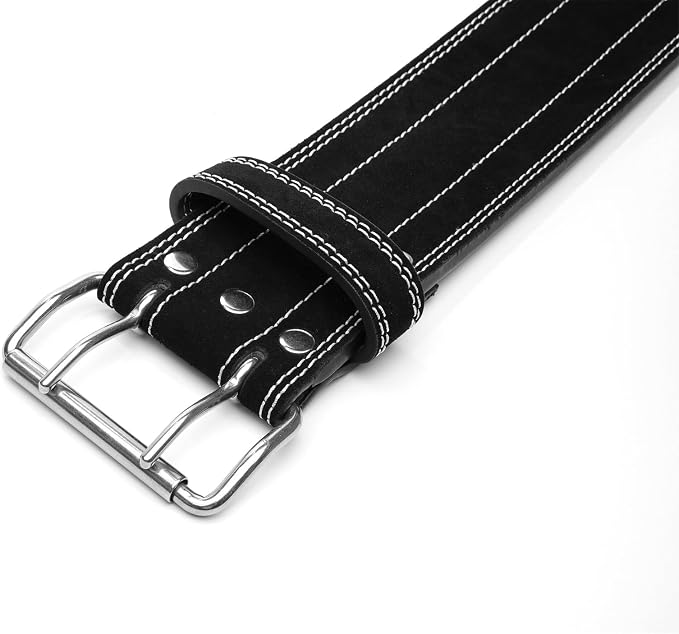 Men & Women Weight Lifting Belt, 100% Genuine Leather Weightlifting Belt, Comfortable Squat Belt, Deadlift Belt or Powerlifting Belt, Workout Belt for Strength Training