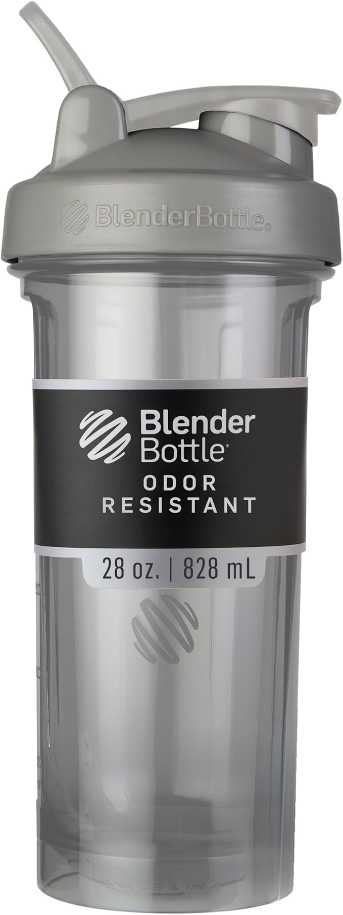 BlenderBottle ProSeries Tritan Shaker Bottle 28 oz Smoke Grey