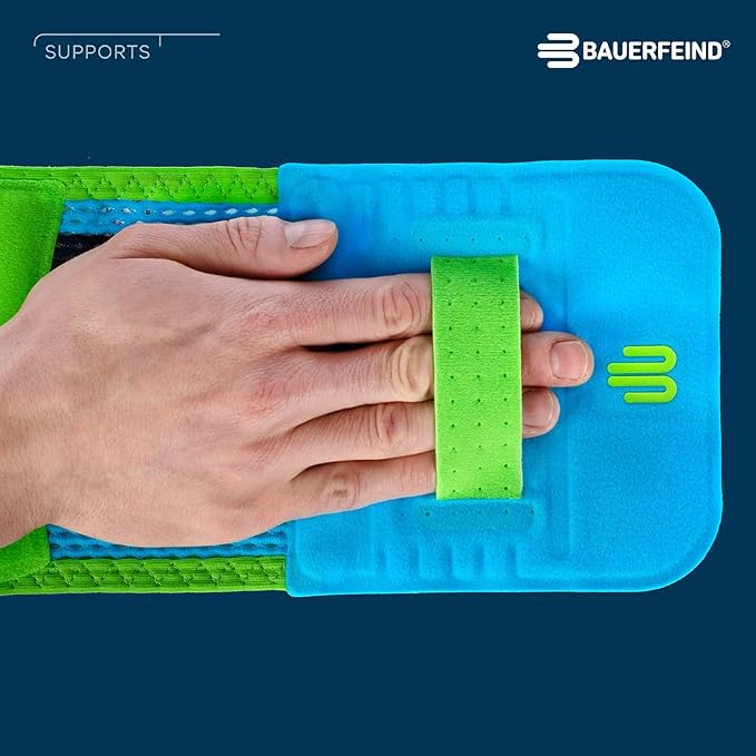 Bauerfeind Sports Back Support - Breathable Compression - Back Panel Features Anatomically Contoured Pad with Nubs for Massaging Effect - Air Knit Fabric Breathable, Durable, Washable