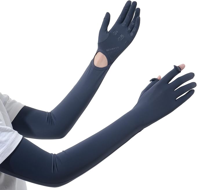 Women Driving Gloves, UV Protection Sun Gloves, Touchscreen Full Finger | UPF 50+ fabric blocks 99% UV rays, protecting hands during driving, cycling, fishing, hiking and outdoor activities