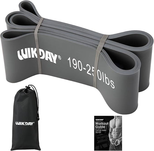 WIKDAY Resistance Bands for Working Out, Exercise Bands, Workout Bands, Pull Up Assistance Bands for Body Stretching Training Physical Therapy Muscle Training for Men & Women