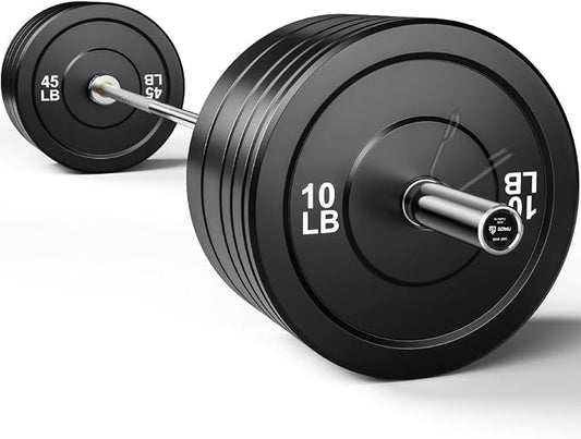 PB01 7FT Olympic Barbell, Weight Bar with Knurled Grip for Squats, Deadlifts, Weightlifting, Strength Training, Bench Press, Fits 2-inch Standard Weight Plates, 1500LB Capacity