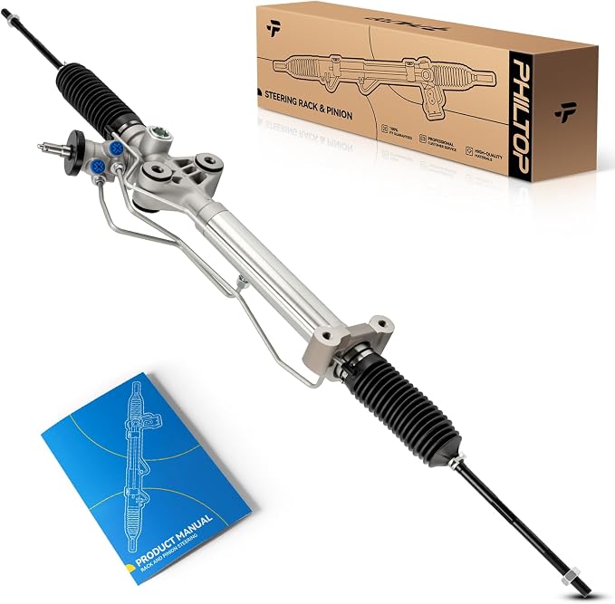 PHILTOP Power Steering Rack and Pinion for Express & Savana 1500 2500 | 2003-2014 Express/Savana 1500, 2003-2006 Express/Savana 2500 Replace No.221018, 26095478, 19207099, 19330573