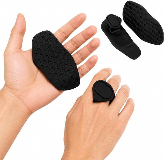 Apex Grips – Anti-Slip Silicone Gym Grip Pads for Weightlifting, Pull-Ups, Deadlifts, Cross Training, Workout & Strength Training (1 Pair)