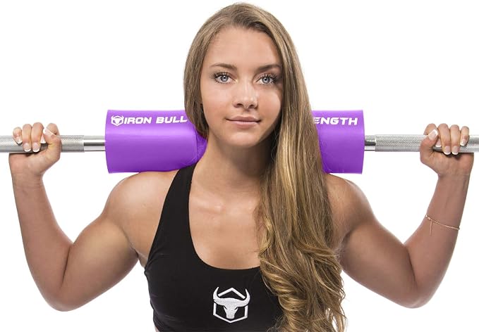 Advanced Squat Pad - Barbell Pad for Hip Thrusts, Squats & Lunges - Neck & Shoulder Squat Bar Pad Cushion Support Foam for Extra Comfort