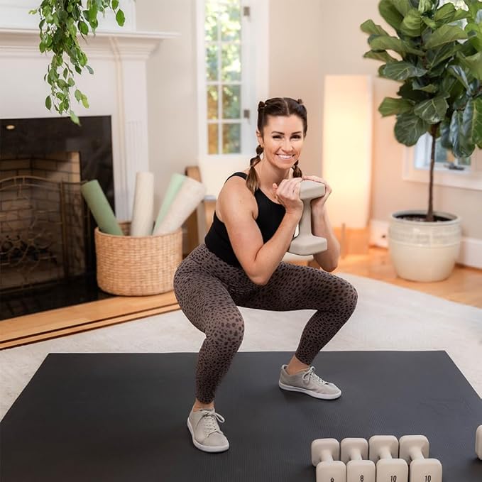 WeGym Square Dumbbells for Home Gym, Hand Weights for Strength Training