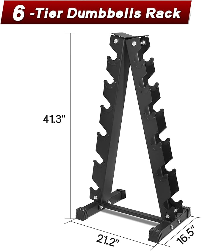 RitFit 5-650 LBS PVC Hex Dumbbell Sets with Optional Rack for Home Gym | PVC Coated Anti-Roll Hex Design, Chrome Handle with Ergonomic Grip, Full Body Strength Training with Optional Rack
