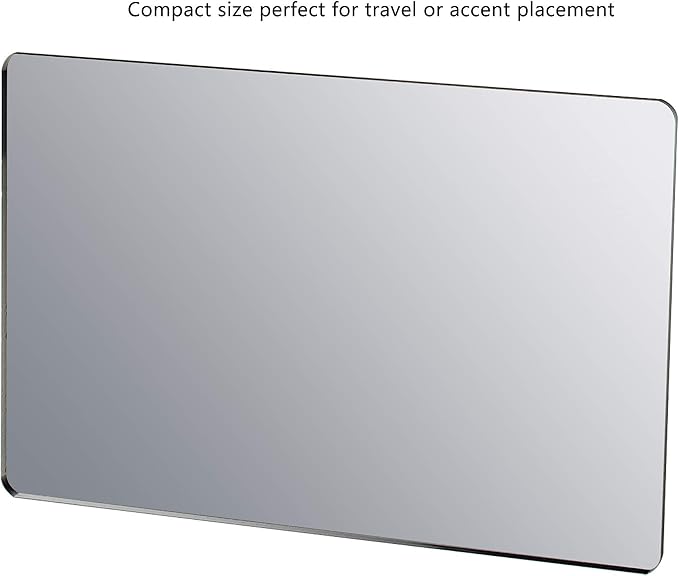 Marketing Holders Acrylic Mirror Sheet 3" x 5" Plexiglass Decorative Tile Reflective Surface Plate for Decor and Tabletop Retail Product Display Showcases