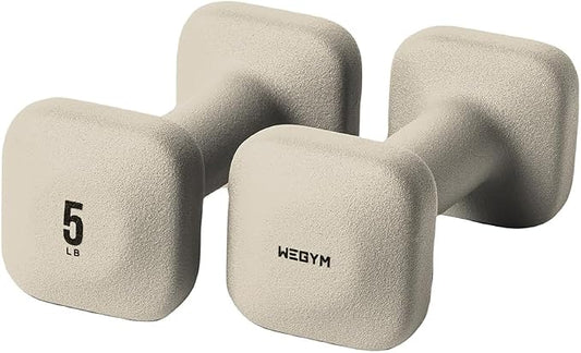 WeGym Square Dumbbells for Home Gym, Hand Weights for Strength Training